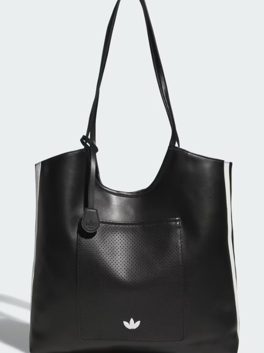 adidas Originals Perforated Tote Bag with White Trefoil Accent